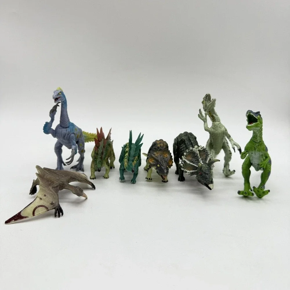 Unbranded Dinosaurs Lot‎ Of 8 Figure Toy Educational Prehistoric Toys